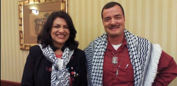TLAIB PHOTOGRAPHED WITH ANOTHER TERROR SUPPORTER