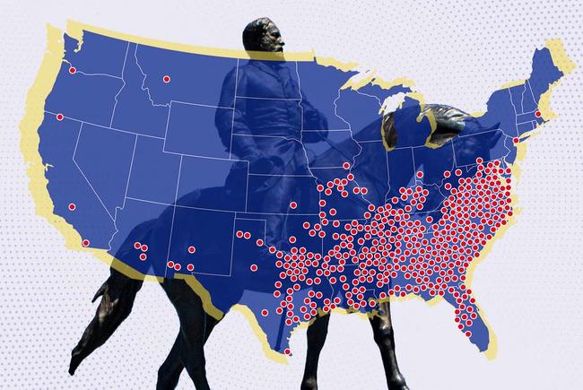 Which States Are Removing The Most Confederate Monuments?