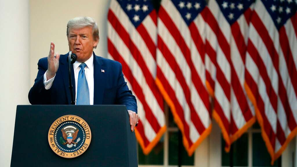 Trump signing an executive order on policing to 'build trust' in law enforcement
