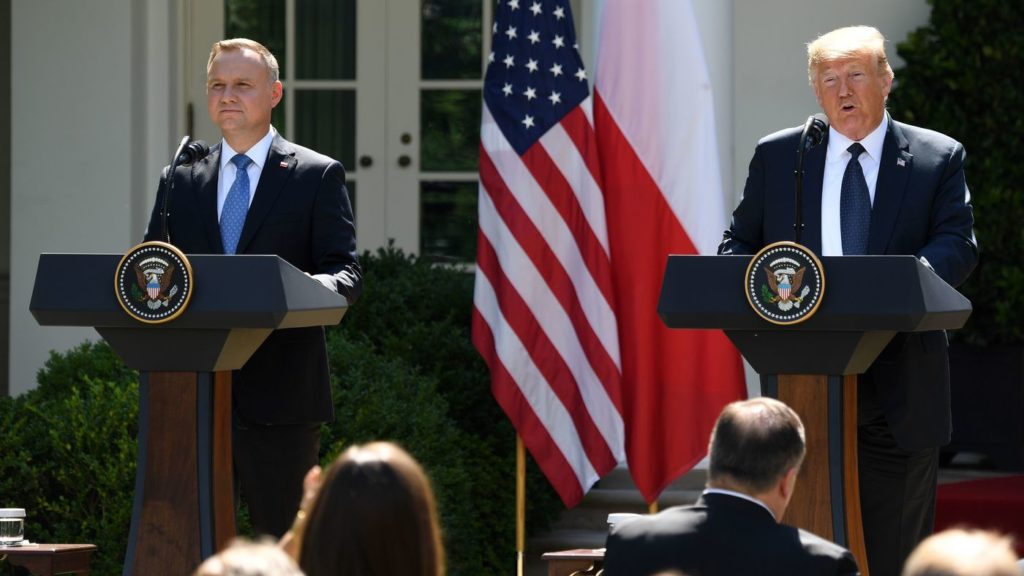 Trump Says He Will Move Some U.S. Troops To Poland From Germany