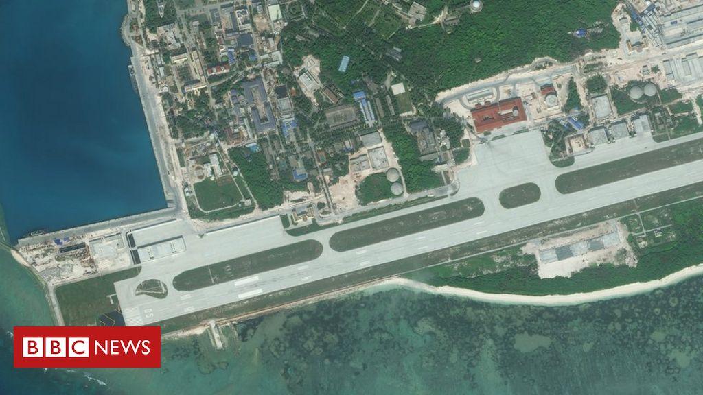 Satellite image shows Woody Island