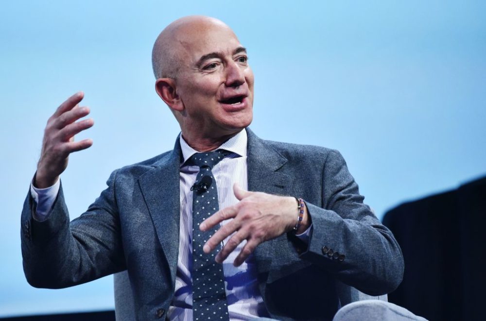 Jeff Bezos’ wealth shoots off the roof