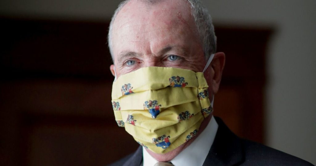 New Jersey Gov Mandates Masks Outdoors