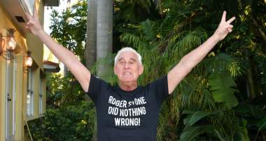 Roger Stone Is Now a "Free Man" After Trump Commutes Prison Sentence
