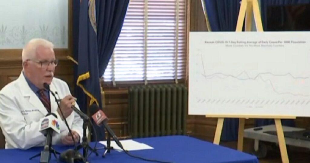 Dem-Appointed Health Secretary Used Misleading Chart To Push Mask Mandates
