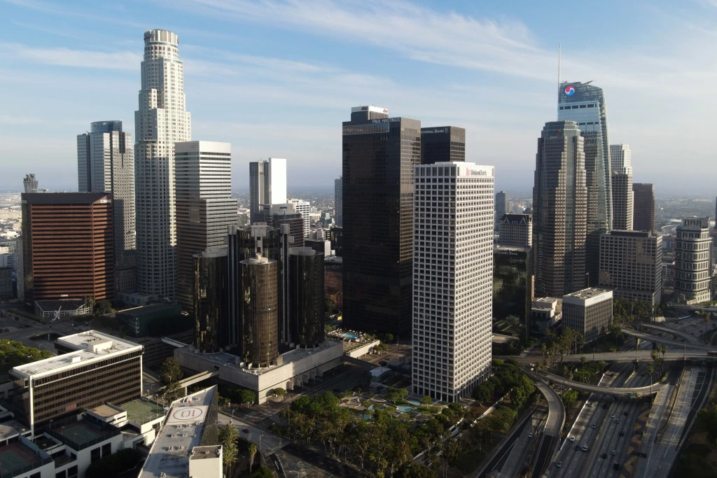 California sky line