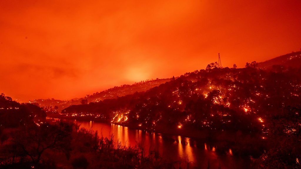 California fires: Helicopter pilot killed while battling blaze
