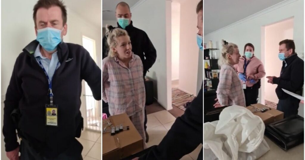 ORWELLIAN: Pregnant Australian Woman Arrested for Promoting Anti-Lockdown Protest on Facebook