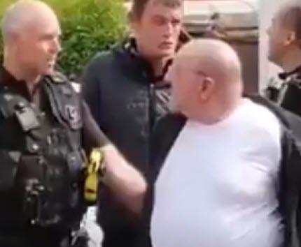 British Man Arrested For Not Wearing Mask Asks Cops Where They Were During BLM Riots