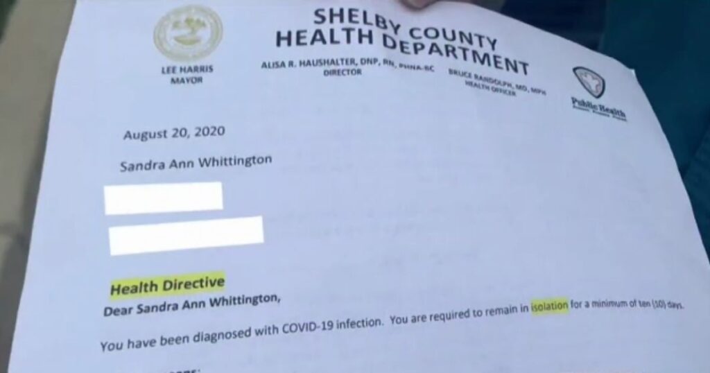 Woman who died in February gets letter claiming she was tested for COVID, declared positive