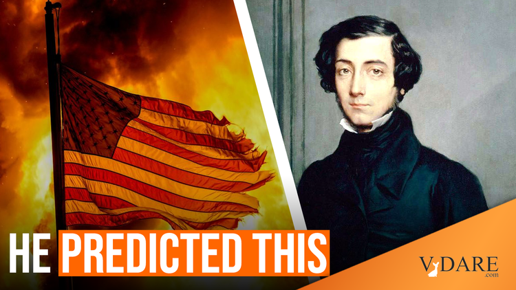 Time For Separation? De Tocqueville Right, Harvey Mansfield And Wife Wrong—Blacks And Whites Just Can’t All Get Along