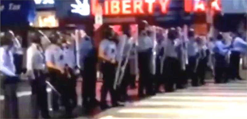 [VIDEO] Female police officer ran over, hospitalized in Philadelphia last night during more BLM riots