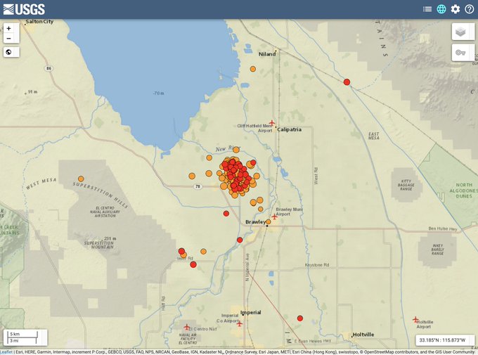Hundreds of earthquakes continue to rattle Southern California, USGS says