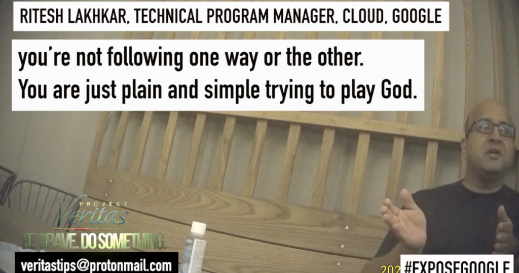 Senior Google Manager On Search Engine’s Power: ‘You Are Just Plain And Simple Trying To Play God’… ‘The Power’s In The Search’ … ‘Trump Says Something, Misinformation, You’re Gonna Delete’ … ‘If A Democratic Leader Says That, Then, You’re Gonna Leave It’