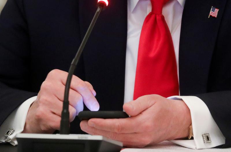 Twitter briefly restricts Trump campaign account, Republicans decry company's actions