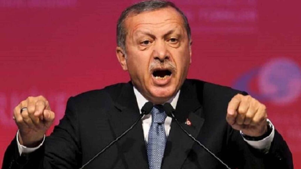 Erdogan addressed the opening of the Turkish Parliament on October 1
