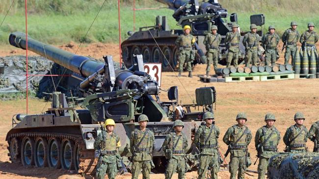 Ttaiwan Military troops