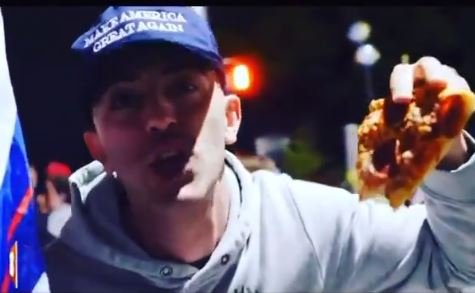 “You Know It’s From Trump Because There’s Meat on It!” – AWESOME! President Trump Buys HUNDREDS of Pizzas for his Supporters Outside Walter Reed Medical Center (VIDEO)