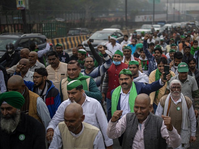 India’s Capital Surrounded by 65,000 Protesting Farmers