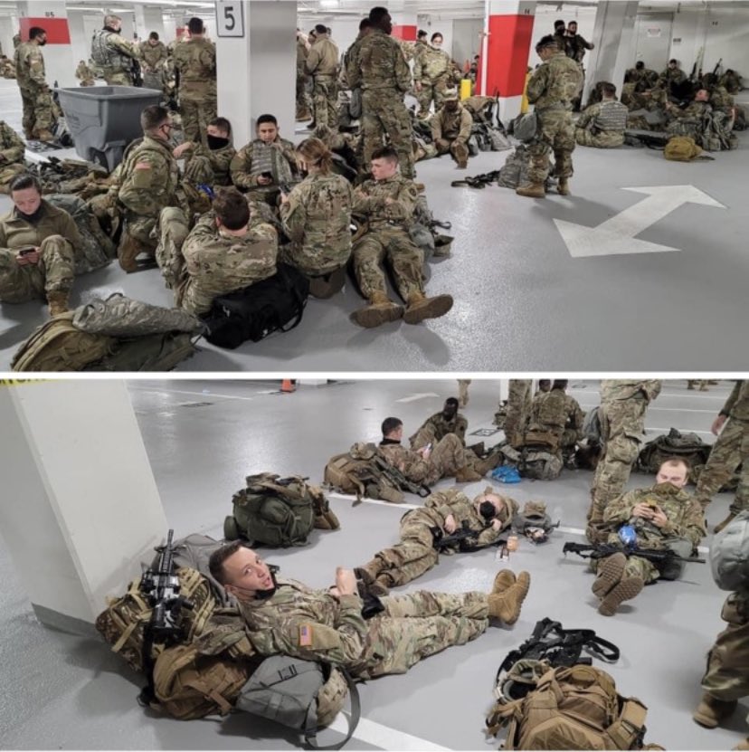 National Guard Treated Like Trash Pawns In DC Psyop Against America