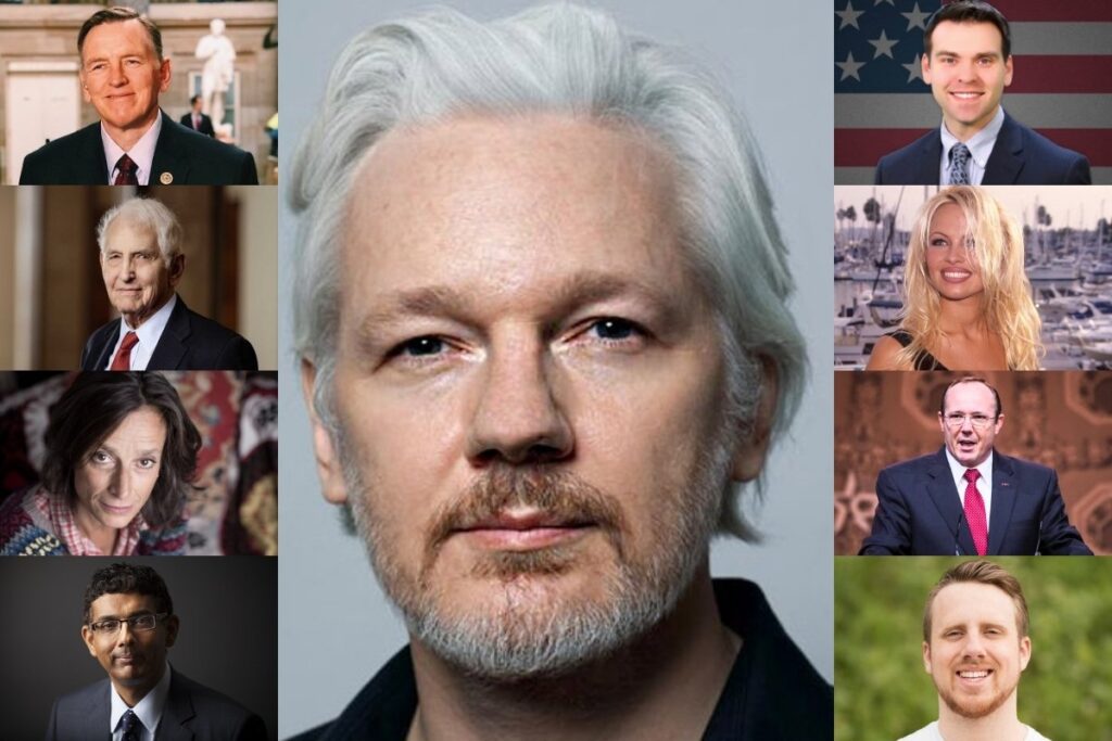 EXCLUSIVE: Politicians, Trump Allies, Nobel Winners, and More Sent Formal Letter to President Urging Pardon for Assange
