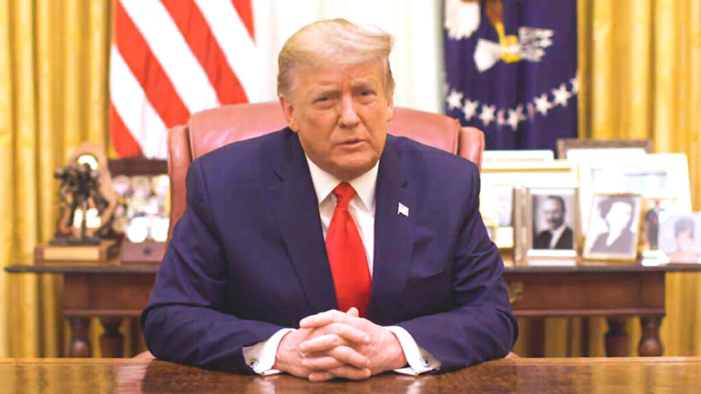 Trump Calls on Americans to Promote Peace Amid Reports of Planned Demonstrations