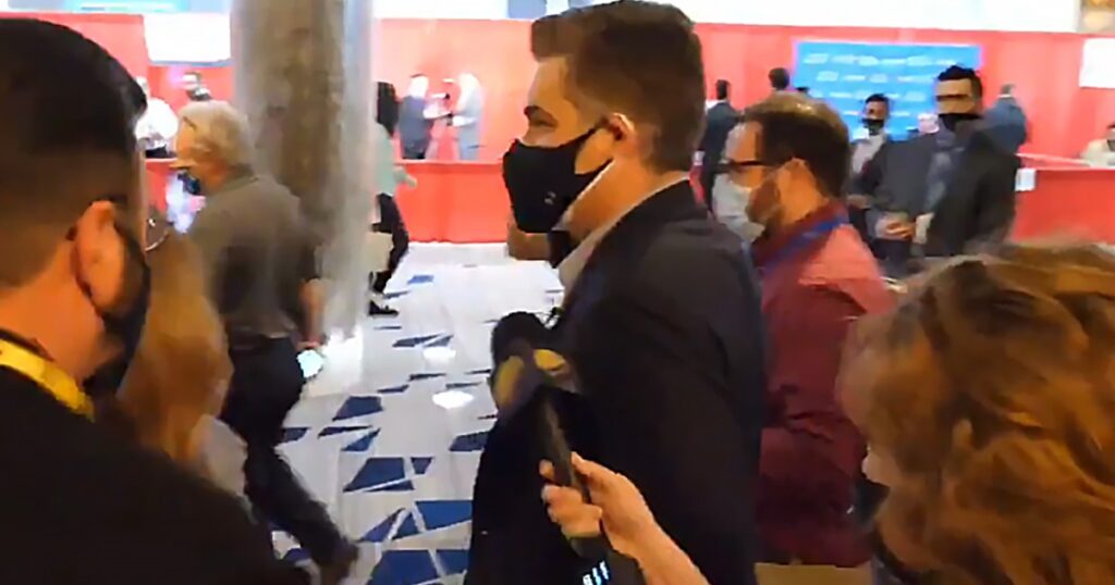 VIDEO: ‘Gun Girl’ Kaitlin Bennett Asks Jim Acosta To Disavow White Supremacy, He Refuses