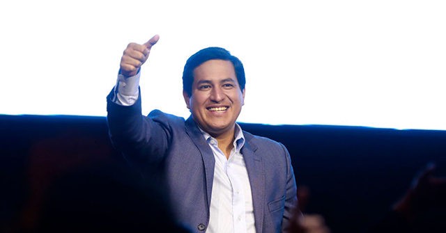 Socialist Accused of Terrorist Ties Leads First Round of Ecuador Presidential Election