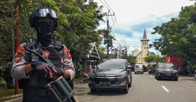 PICTURES: Palm Sunday Suicide Bombers Attack Christian Church in Indonesia