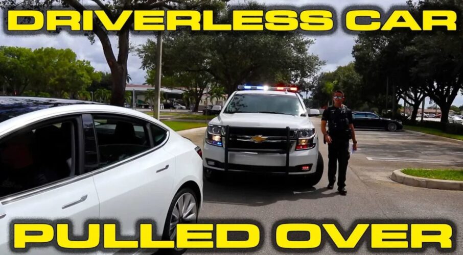 Autonomous Vehicles Will Automatically Stop For Police, Roll Down Windows And Unlock Doors