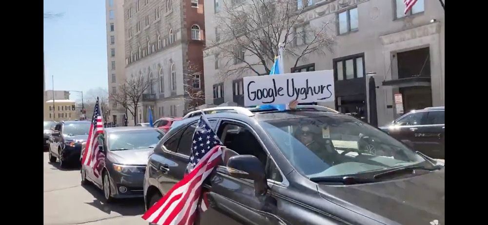 Pro-Uyghur protesters clash with Stop Asian Hate rally in downtown DC