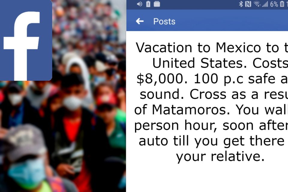 Facebook Allowing Human Smugglers to Connect With Migrants, Offer False Hope of Freedom