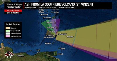 Another Massive Explosion Rocks St. Vincent As Hot Ash Rains Down