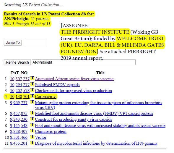 Definitive proof that Coronavirus is a globalist bioweapon