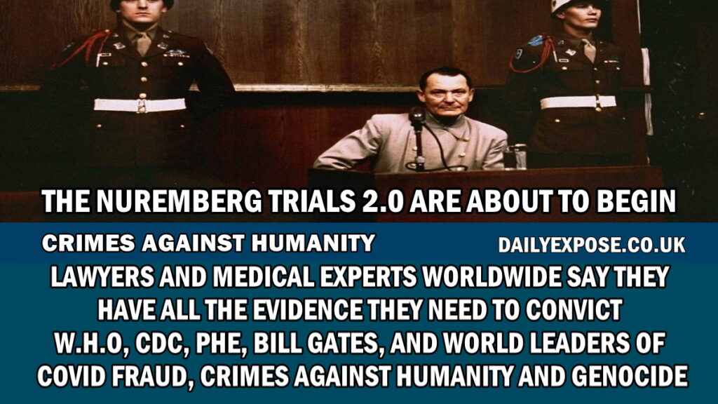 Lawyers and Medical Experts worldwide say they have all the evidence they need to convict WHO, CDC, PHE, Bill Gates and World Leaders of ‘Crimes against Humanity’