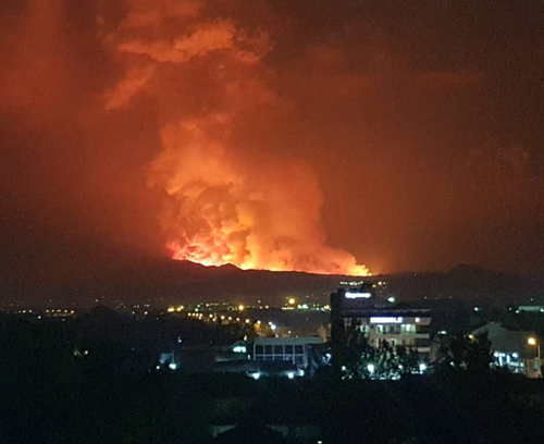 Volcano Eruption In Eastern Congo Sparks Humanitarian Crisis As Buildings Burn, Thousands Evacuate