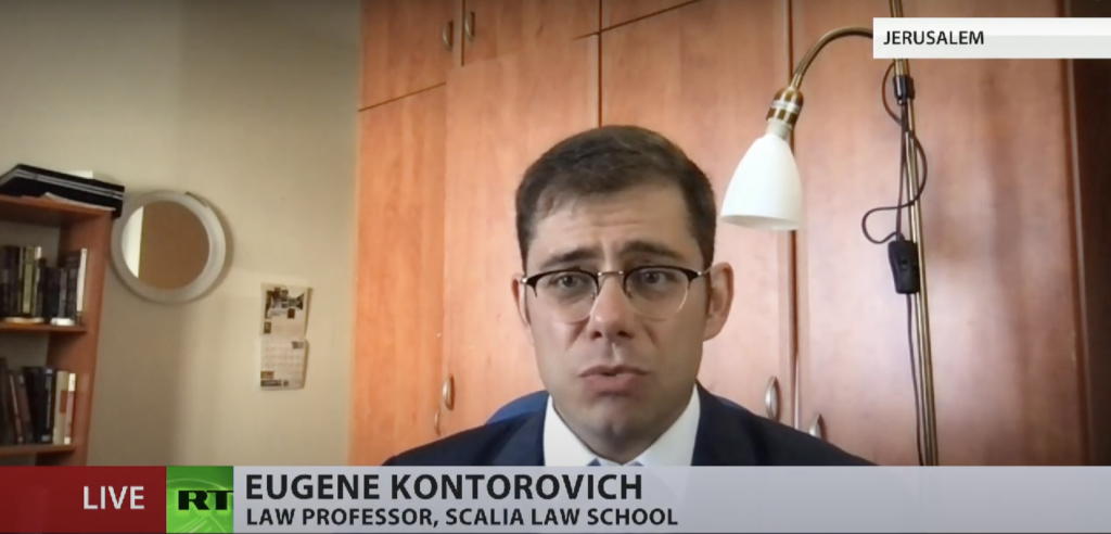 YouTube Removes Video of Legal Scholar Defending Israeli Airstrikes