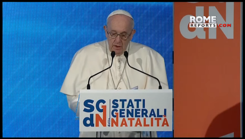 Pope Francis presents global plan to support families who want children
