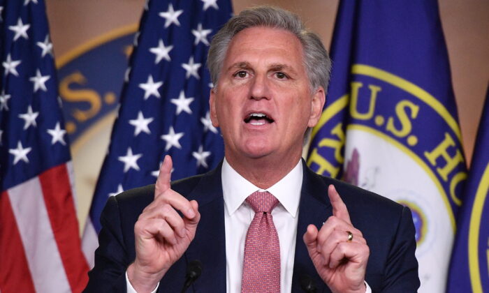 House GOP Leader: Biden Infrastructure Plan Will Bring Inflation ‘Tax’ to Lower-Earning Families