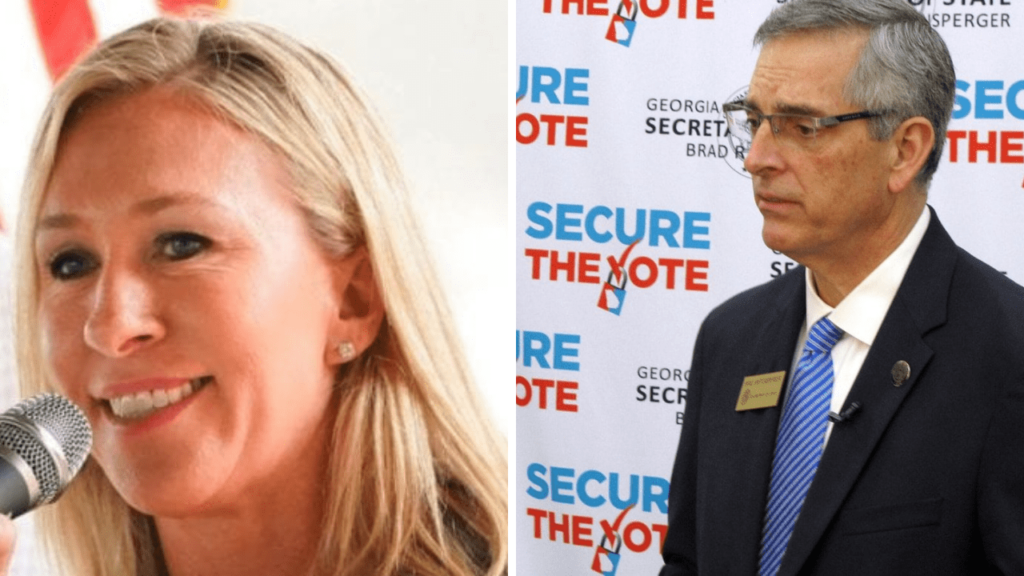 “Are You Worried About Fulton Audit?”- Marjorie Taylor Greene Shreds Georgia Secretary Of State