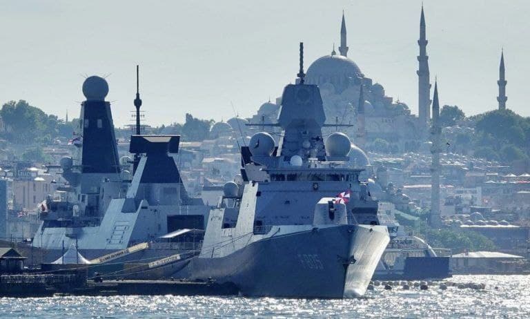 BRITISH DESTROYER, DUTCH FRIGATE ENTERED BLACK SEA FOLLOWING US LABOON