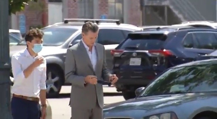 Homeless Man Arrested For Assaulting Gavin Newsom During His Visit to Downtown Oakland (VIDEO)