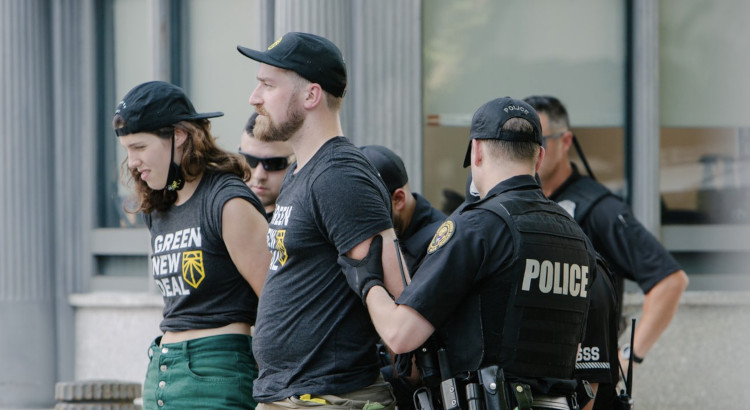 Green New Deal Insurrectionists Blockade the White House, Demand Money