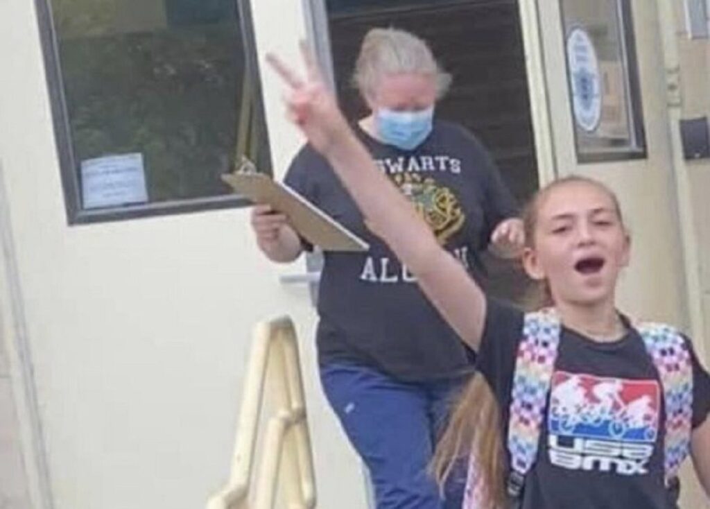 Brave 11-Year-Old Girl Kicked Out of School for Refusing to Continue Wearing a Mask