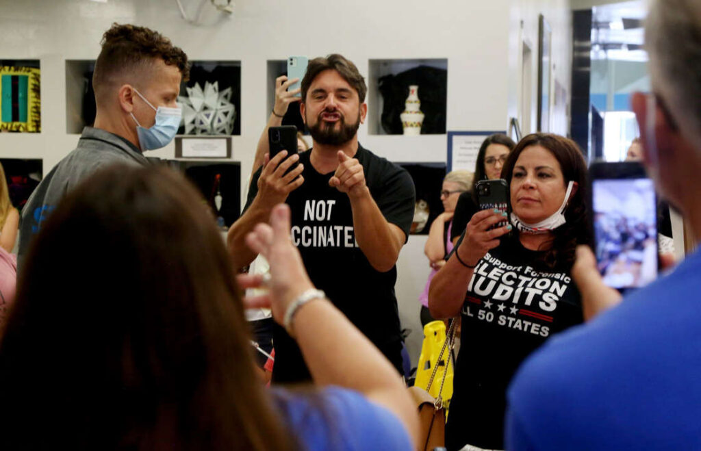 Broward County School Board Shuts Down Meeting on Mask Mandate To Flee From Face Freedom Protesters
