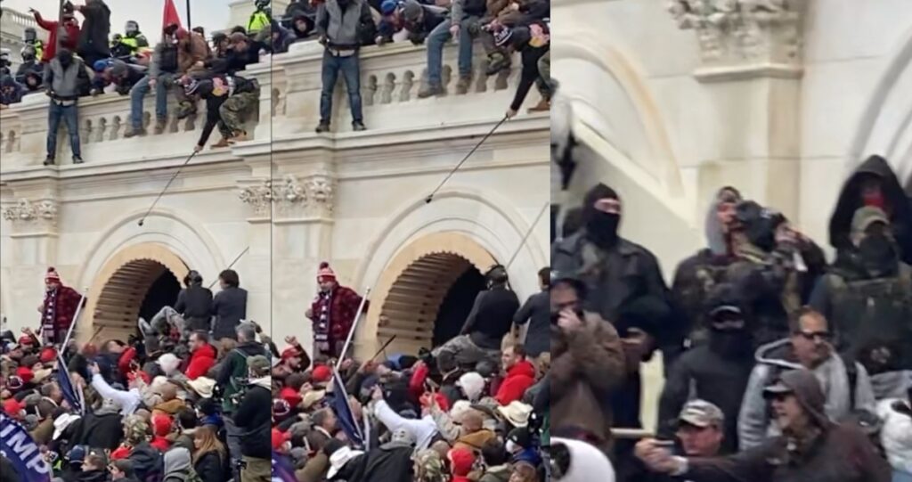 EXCLUSIVE: 1/6 Photos, Videos Show Potential Undercover Feds Participate In Violence, Assault Trump Supporters Trying To De-Escalate