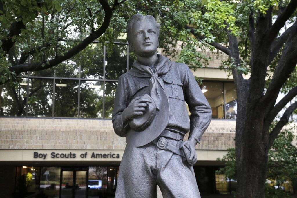 RELATED TOPICS TX State Wire Sexual abuse Business Dover Boy Scouts of America Boy Scouts of America reaches $850M agreement with victims