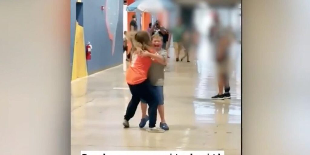 VIDEO: Tears flow as a young boy is able to attend in-person church services and hug a friend for the first time in over a year