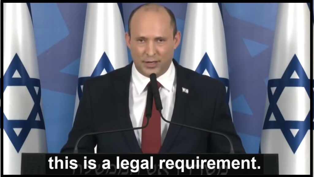 Israeli Government Approves COVID Fascism, Compulsory Vaccinations and Legally Required Masks For All Citizens Effective August 8th