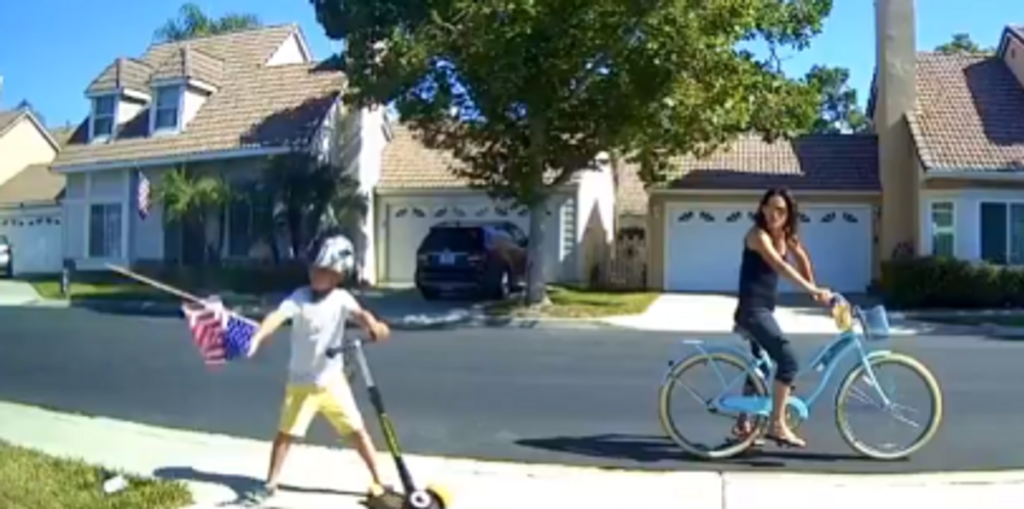 'Sickening': Viral video shows boy ripping American flag from yard, flinging it to the ground as mom watches